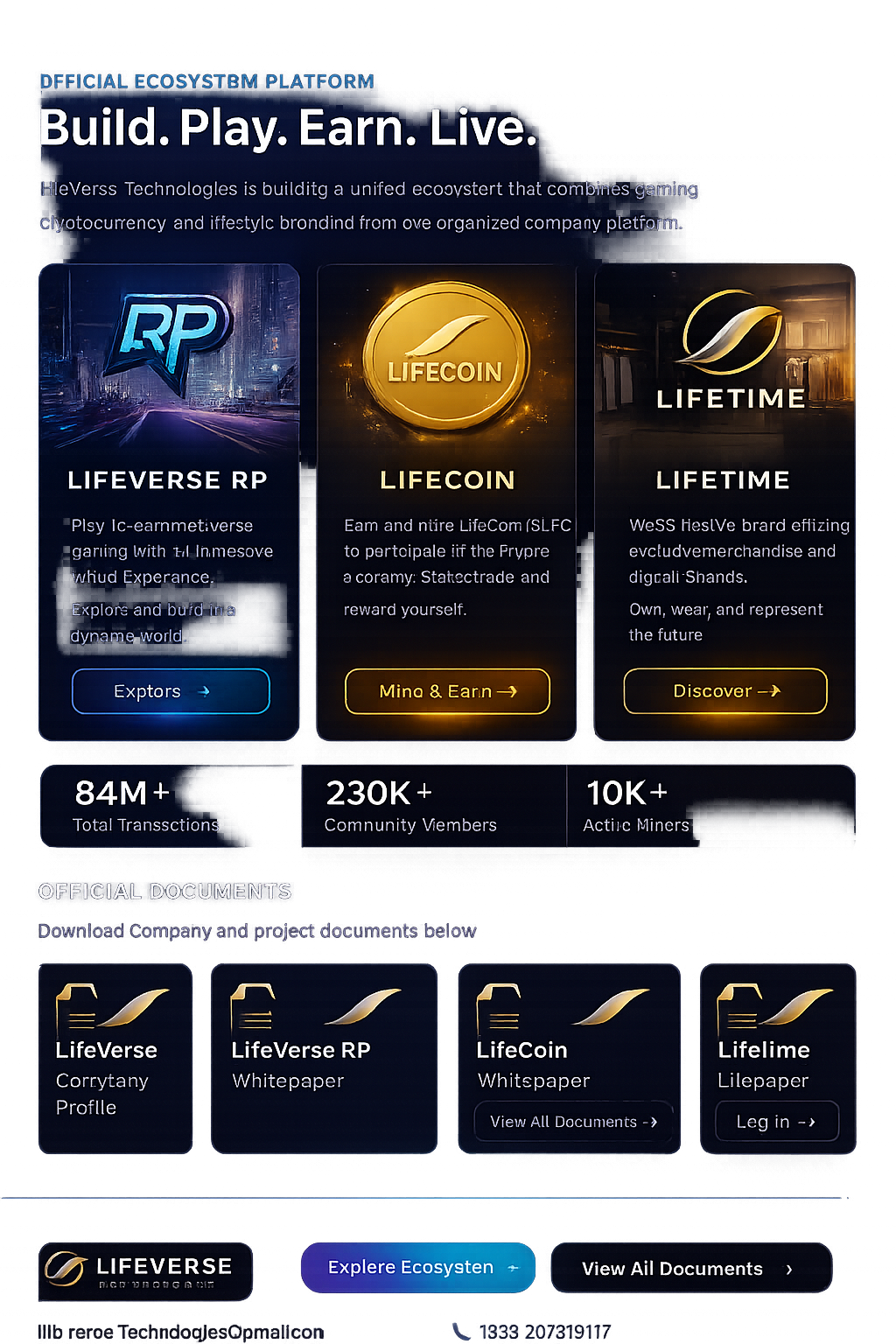 LifeVerse ecosystem illustration